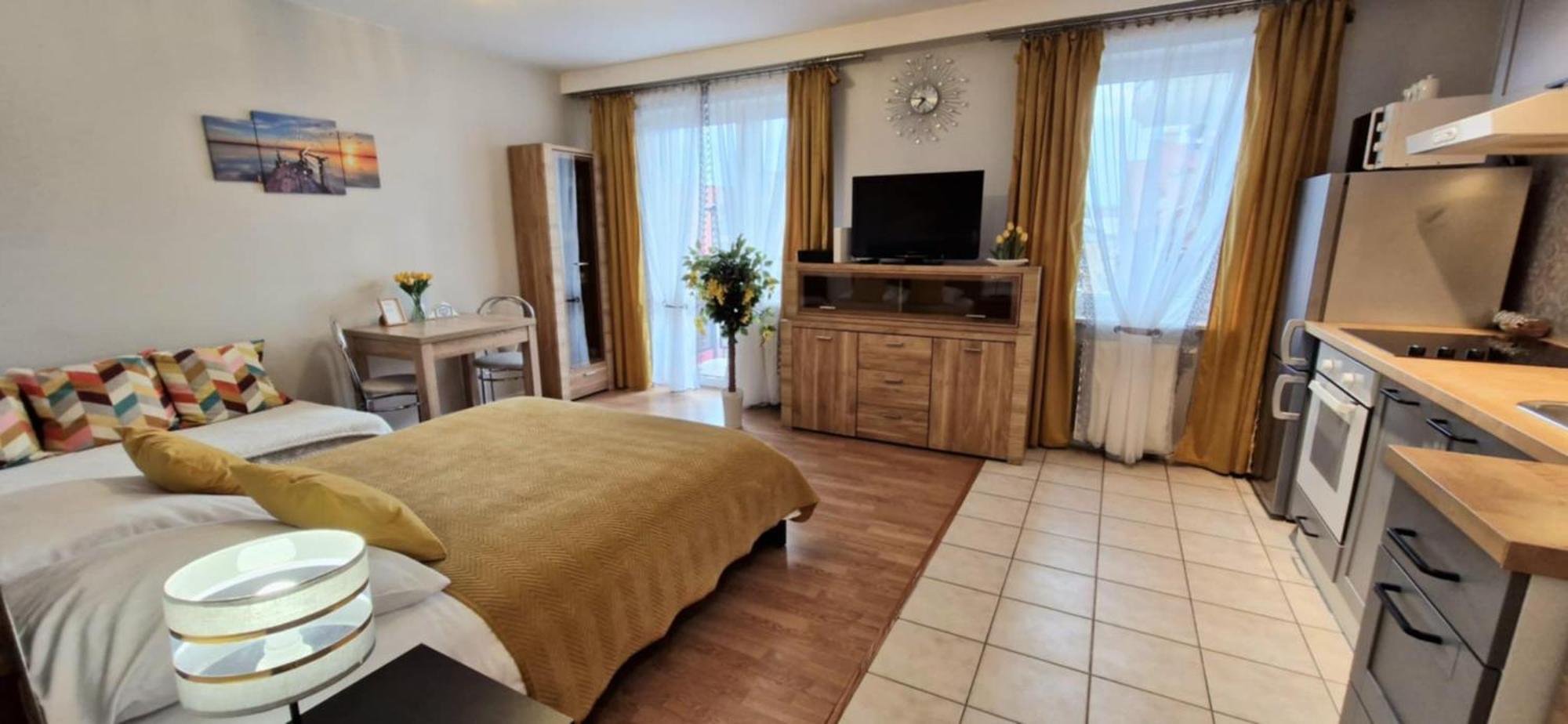 Cozy Modern Apartment Sunrise Studio 35M2 Balcony 3 Persons Краків Екстер'єр фото